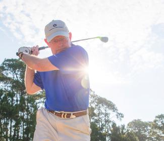 Golfer in Gulf Shores and Orange Beach, AL