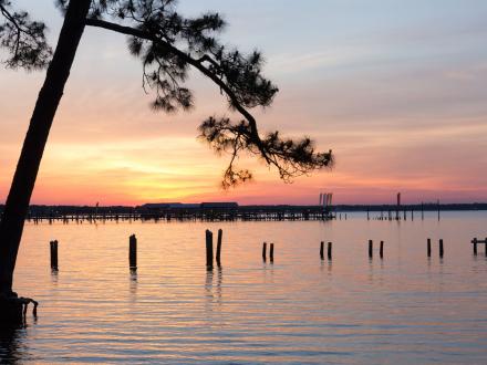 Orange Beach Waterfront Park Sunset