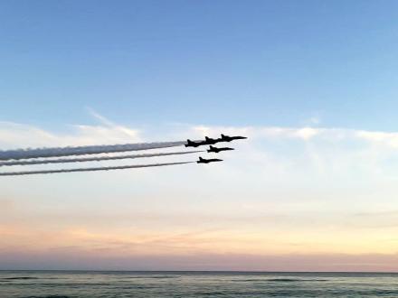 Blue Angels over Orange Beach