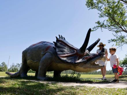 Dinosaurs at Barber Marina