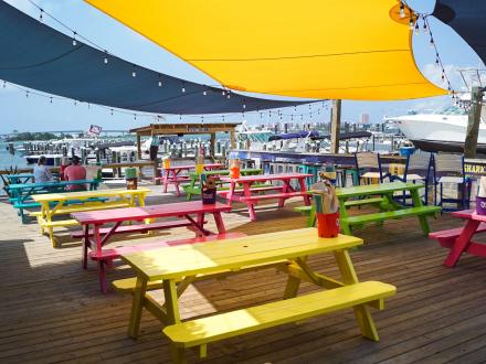 Tiki Bar at Sportsman Marina