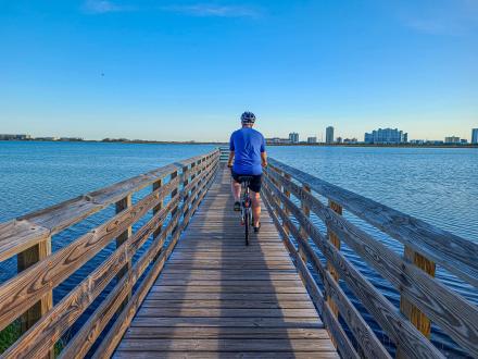 Gulf State Park bike trail Hugh S Backcountry Trail