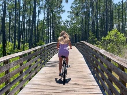 Biking in Gulf State Park