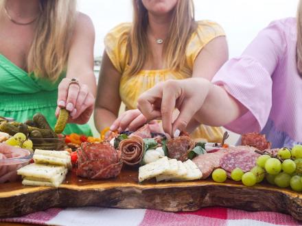 Charcuterie Board aboard Southern Belle Cruise Orange Beach Alabama