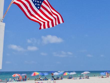 Lifeguard stand Gulf Shores Alabama