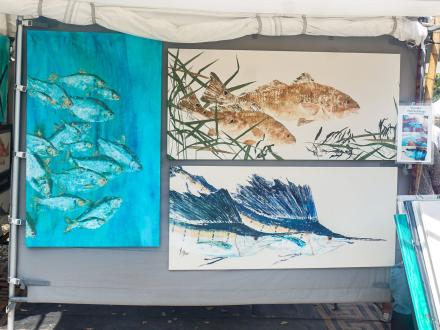 Orange Beach Festival of Art Fish Rubbings
