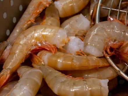Fresh Gulf shrimp