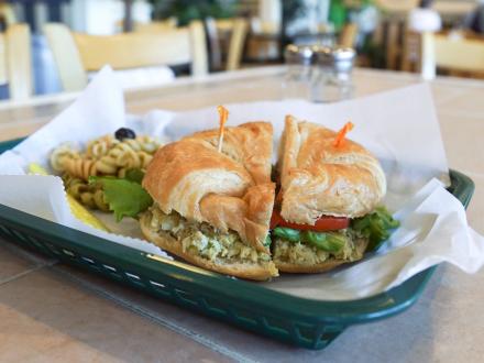 Amelia's Deli Chicken Salad Sandwich Quick Lunch in gulf Shores