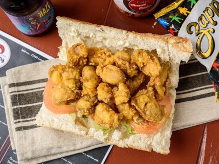 Bon Temps Cajun Restaurant's Fried Oyster Po'boy in Orange Beach