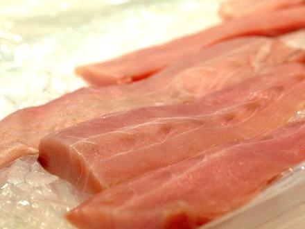 fresh gulf fish at local seafood market in orange beach
