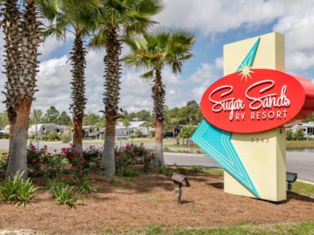 Sugar Sands RV Resort, luxury RV campground in Gulf Shores