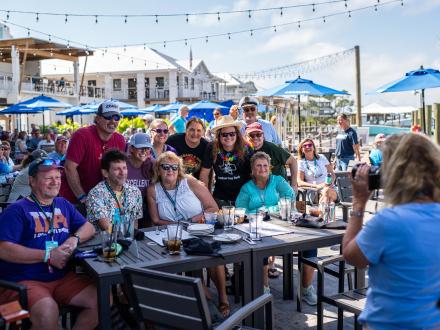 Parrotheads attending the Meeting of the Minds event in Gulf Shores