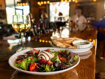 Fresh salad at Savanna Restaurant at The Alabama Gulf Coast Zoo in Gulf Shores