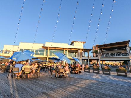 Zeke's waterfront restaurant in Orange Beach