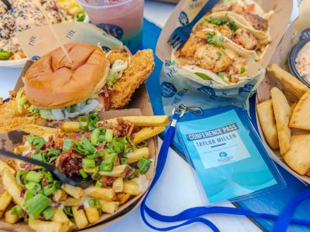 Fresh coastal cuisine at The Gulf restaurant in Orange Beach