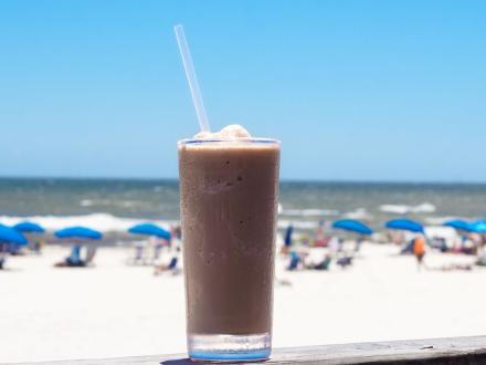 Bushwacker at the beach at Pink Pony Pub in Gulf Shores