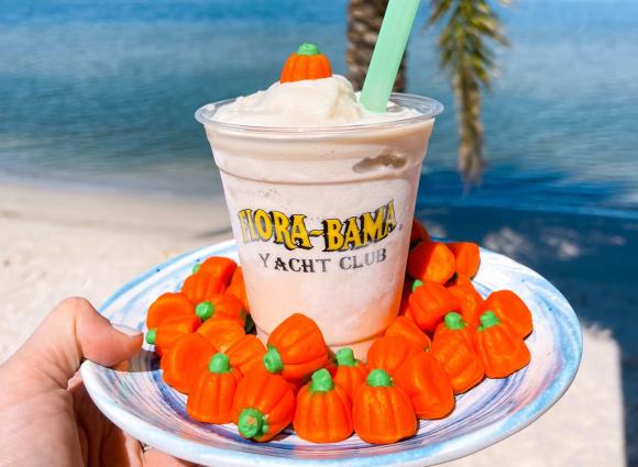 Pumpkin bushwacker at Flora-Bama Yacht Club in Orange Beach